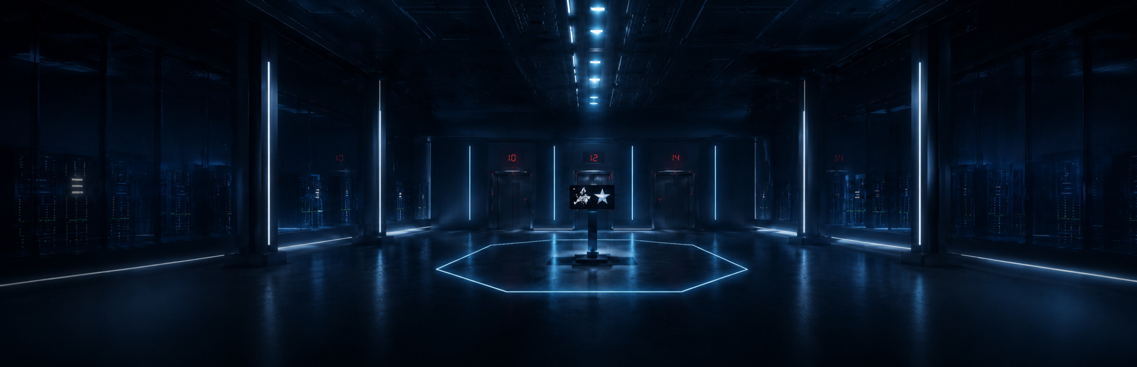 IN & OUT — the facility's central chamber
